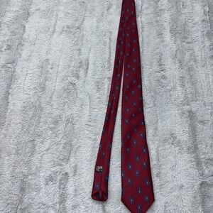 Vintage Blair Red and Blue Paisley polyester Tie